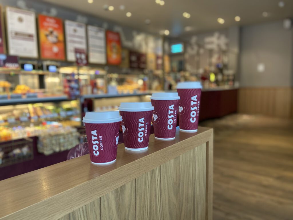 Thriving Costa Coffee in Dalton Park